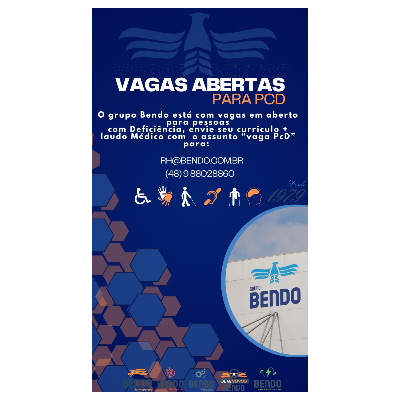 VAGAS ABERTAS PARA PCDs